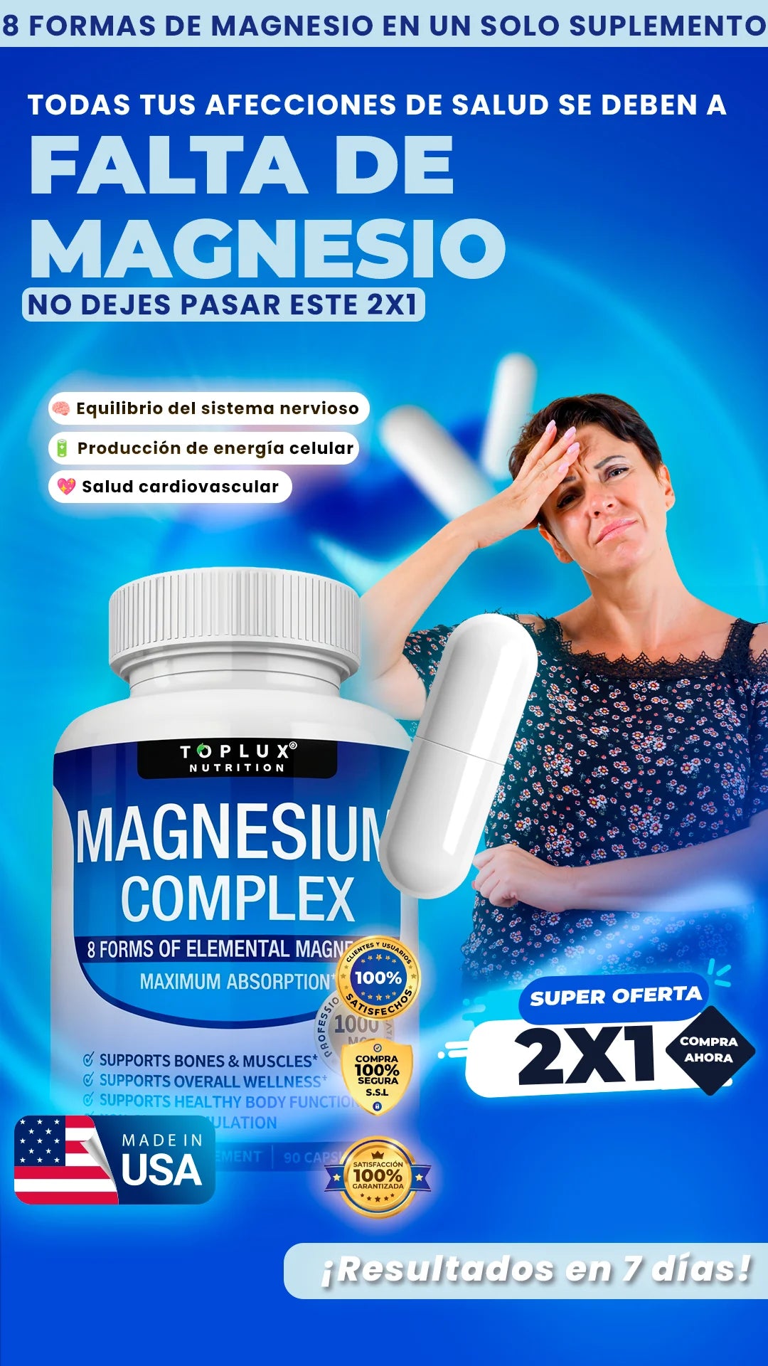 Magnesium Complex | Apoyo Integral para tu Salud.